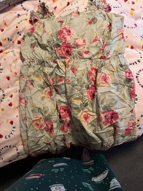 Floral Sundress with Pink Rose Print torrid size 3 brand new never worn
